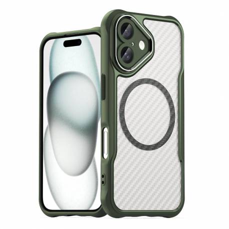Etui Silikonowe Leading Series Magsafe Do Iphone 16 - Zielone