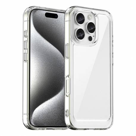 Etui Outer Space Case Z Żelową Ramką Do Iphone 16 Pro Max - Przezroczyste