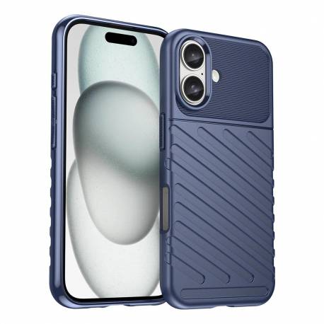 Etui Silikonowe Thunder Case Do Iphone 16 Plus - Niebieskie
