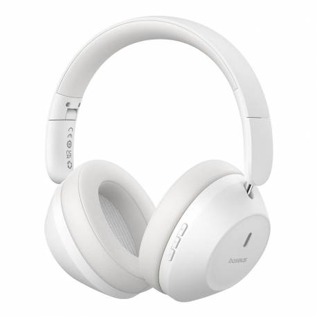 Słuchawki Bezprzewodowe Baseus Bass 30 Max Nauszne Bluetooth 5.3 - Białe