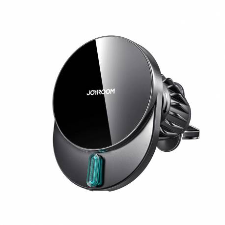 Uchwyt Joyroom Jr-Zs409 Magnetyczny Z Ładowarką Indukcyjną 15W Na Kratkę Nawiewu W Samochodzie - Czarny