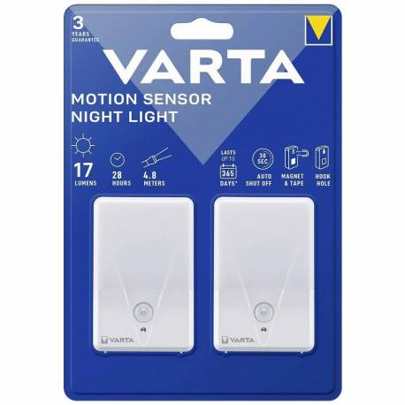 Varta Lampka Nocna Z Czujnikiem Ruchu (Motion Sensor Night Lamp) 16624 2 Szt