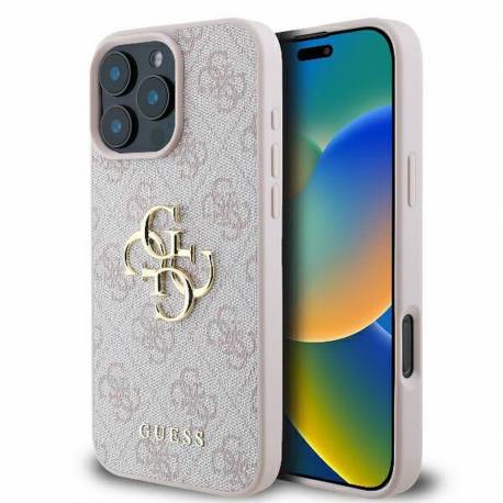 Guess Futerał Do Iphone 16 Pro Max Guhcp16X4Gmgpi (4G Pu Big Logo) Różowy