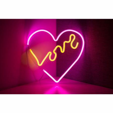 Neon Led Na Usb - Love 2 Model
