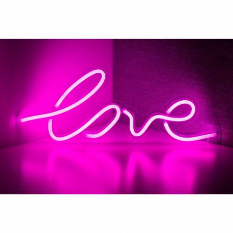 Neon Led Na Usb - Love Model