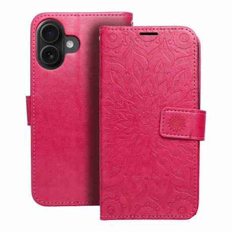 Kabura Mezzo Book Do Iphone 16 Mandala Magenta