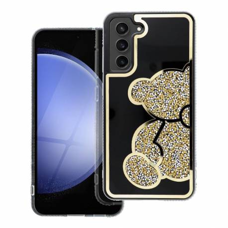 Futerał Teddy Bear Do Samsung A13 4G Złoty