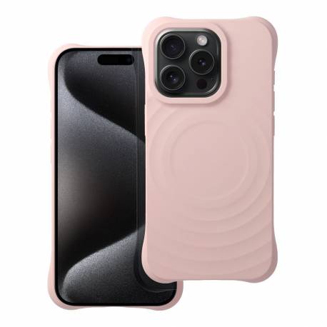 Silicone Zephyr Mag Cover Kompatybilny Z Magsafe Do Iphone 16 Plus Różowy