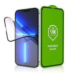 Szkło Hybrydowe Bestsuit Flexible 5D Full Glue Do Iphone 16 Plus Czarny