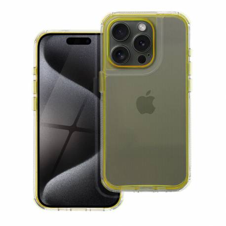 Futerał Matrix Clear Do Iphone 13 Żółty