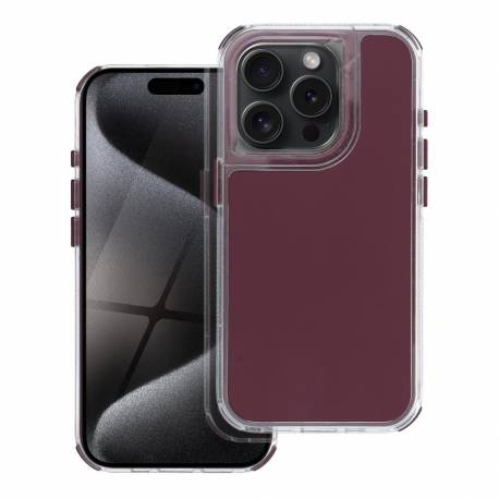 Futerał Matrix Do Iphone 15 Pro Purpurowy