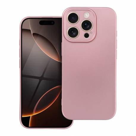 Futerał Metallic Do Iphone 16 Pro Różowy