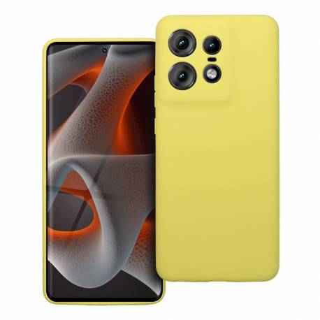 Futerał Silicone 2Mm Do Motorola Edge 50 Pro Żółty