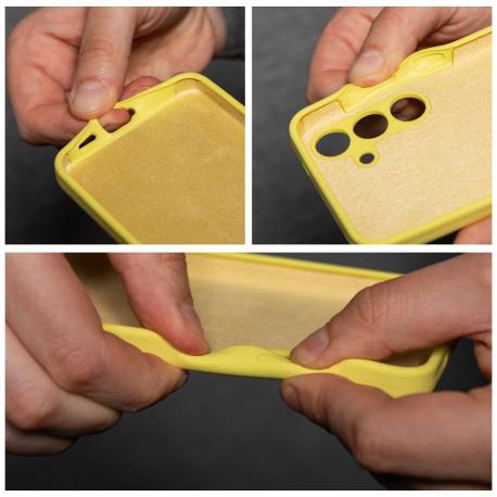 Futerał Silicone 2Mm Do Xiaomi Redmi 13 4G Żółty
