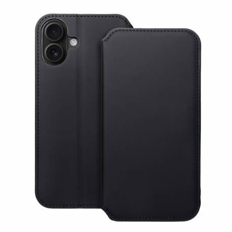 Kabura Dual Pocket Book Do Iphone 16 Plus Czarny