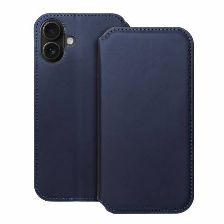 Kabura Dual Pocket Book Do Iphone 16 Plus Granatowy