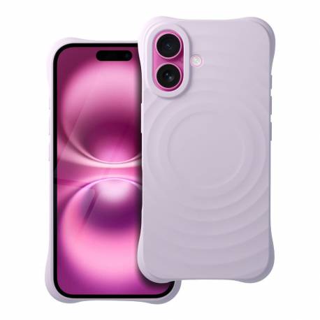 Silicone Zephyr Mag Cover Kompatybilny Z Magsafe Do Iphone 16 Liliowy