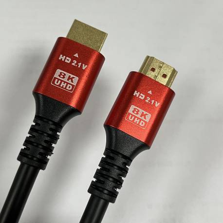 Kabel Hdmi Do Hdmi Ver. 2.1 8K/60Hz, 4K/120Hz 1 M Czarny