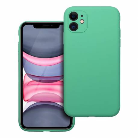 Futerał Silicone 2Mm Do Iphone 11 Miętowy