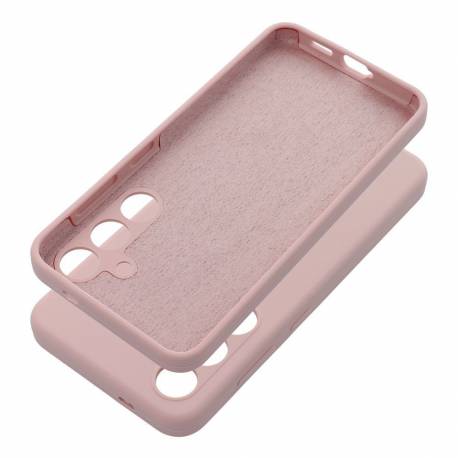 Futerał Silicone 2Mm Do Samsung S24 Pudrowy Róż