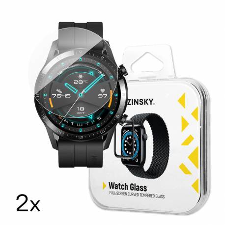 Szkło Hartowane Wozinsky Full Glue Do Huawei Watch Gt 2 / Gt 2 Pro 46Mm (2 Szt.)