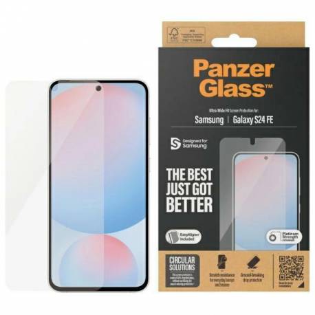 Szkło Hartowane Panzerglass Ultra-Wide Fit Screen Protection Na Samsung Galaxy S23 Fe - Przezroczyste