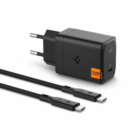 Ładowarka Spigen Arcstation Pro + Kabel Usb-C 65-W - Czarna