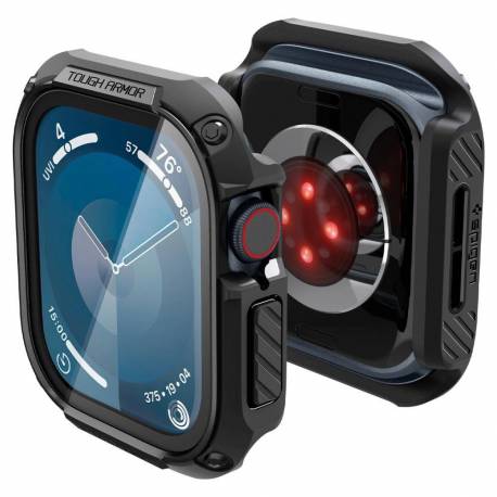 Etui Spigen Tough Armor Na Apple Watch 10 46 Mm - Czarne