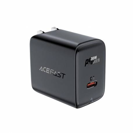 Ładowarka Sieciowa Acefast A23 30W Gan Usb-C Us - Czarna