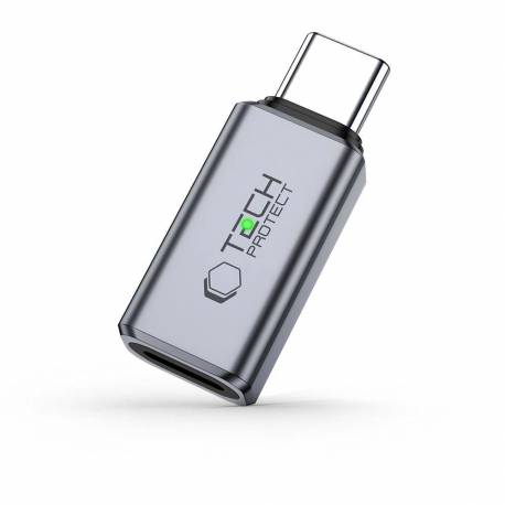 Adapter Tech-Protect Ultraboost Type-C To Lightning - Szary