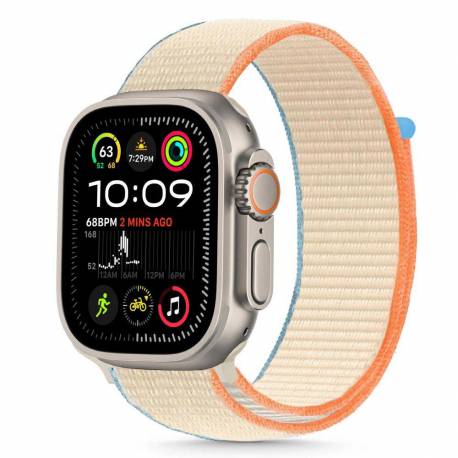 Pasek Tech-Protect Nylon Na Apple Watch 40 / 41 / 42 Mm Beżowy