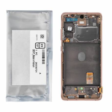 Servicepack Wyświetlacz Lcd Samsung S20 Fe 4G/5G G780F/g781F Gh82-24219F Orange