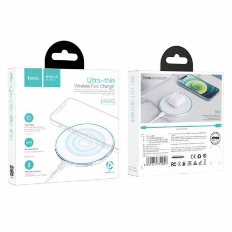 Hoco Ładowarka Indukcyjna Z Podświetleniem 2A 15W Cw6 Pro Biała