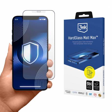 Matowe Szkło Hartowane 3Mk Hardglass Matt Max Na Apple Iphone 12 Mini