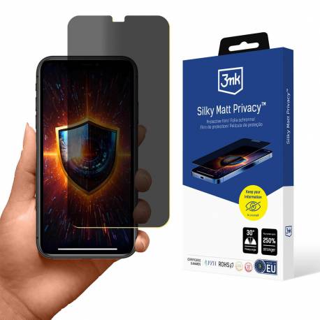 Folia Prywatyzująca 3Mk Silky Matt Privacy Na Apple Iphone 11