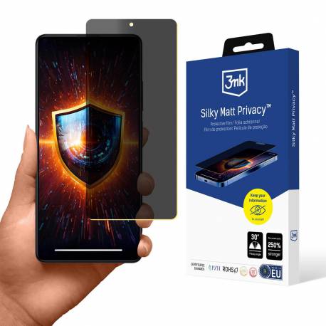 Folia Prywatyzująca 3Mk Silky Matt Privacy Na Xiaomi Redmi Note 12 Pro