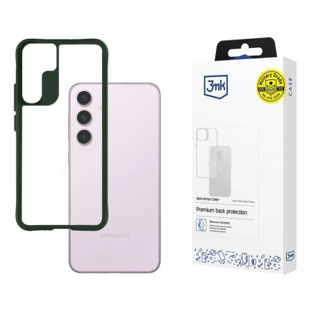 Etui 3Mk Satin Armor Case+ Green Na Samsung Galaxy S24 - Przezroczyste