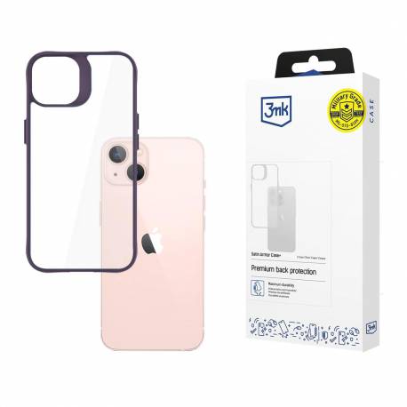 Etui 3Mk Satin Armor Case+ Purple Na Apple Iphone 14 - Przezroczyste