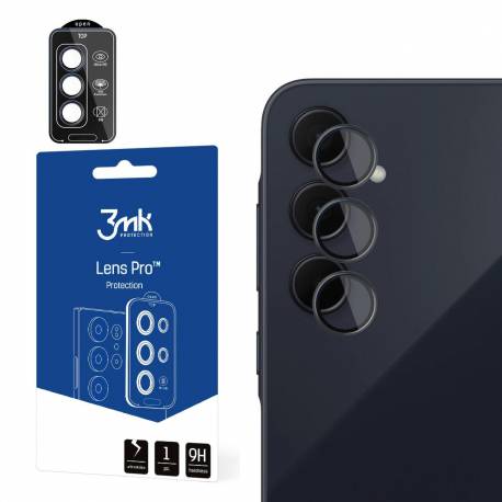 Szkło Hartowane Na Obiektyw Aparatu 3Mk Lens Protection Pro Black Na Samsung Galaxy A35 5G