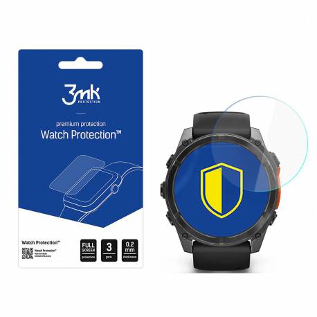Szkło Hybrydowe 3Mk Watch Protection Flexibleglass Na Garmin Fenix 8 Amoled 51Mm