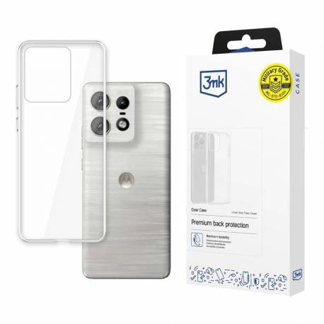 Etui 3Mk Clear Case Na Motorola Edge 50 Pro - Przezroczyste