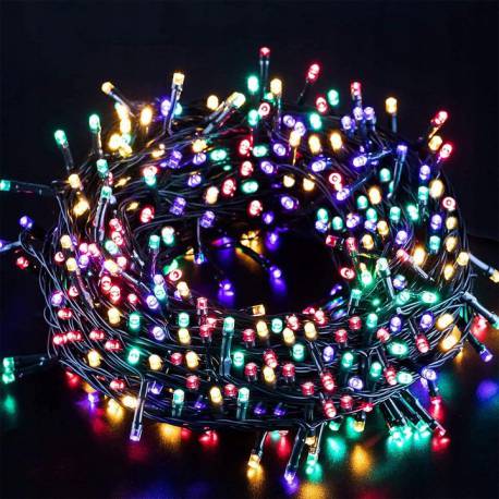 Światełka Lampki Led 100 Multikolor, Flash Biały Wsc-7750