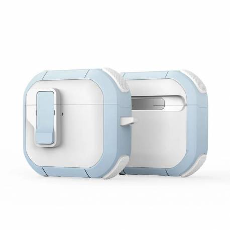 Dux Ducis Futerał Pecp Ochronny Tpu+Pc Na Airpods 4 Biało Niebieski