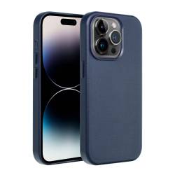 Futerał Leather Mag Cover Kompatybilny Z Magsafe Do Samsung S25 Plus Niebieski