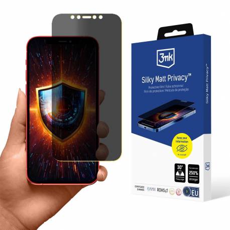 Folia Ochronna Prywatyzująca Matowa 3Mk Silky Matt Privacy Na Apple Iphone 12