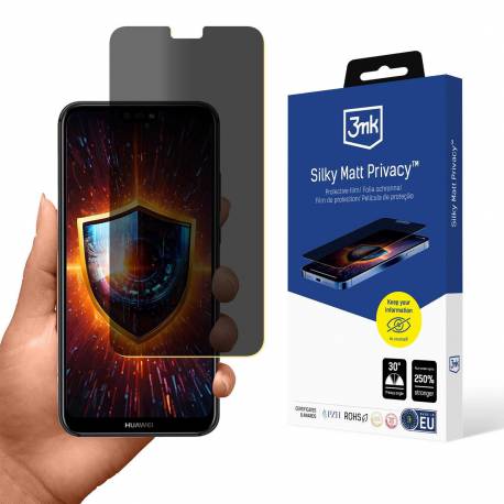 Folia Ochronna Prywatyzująca Matowa 3Mk Silky Matt Privacy Na Huawei P20 Lite