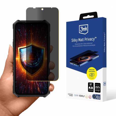 Folia Ochronna Prywatyzująca Matowa 3Mk Silky Matt Privacy Na Hammer Iron V
