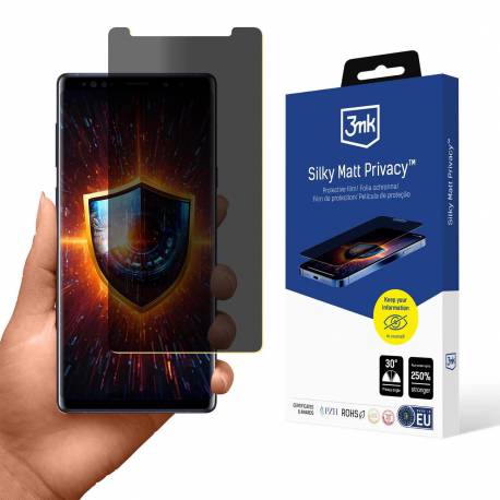 Folia Ochronna Prywatyzująca Matowa 3Mk Silky Matt Privacy Na Samsung Galaxy Note 9