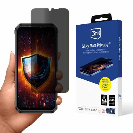Folia Ochronna Prywatyzująca Matowa 3Mk Silky Matt Privacy Na Ulefone Power Armor 18