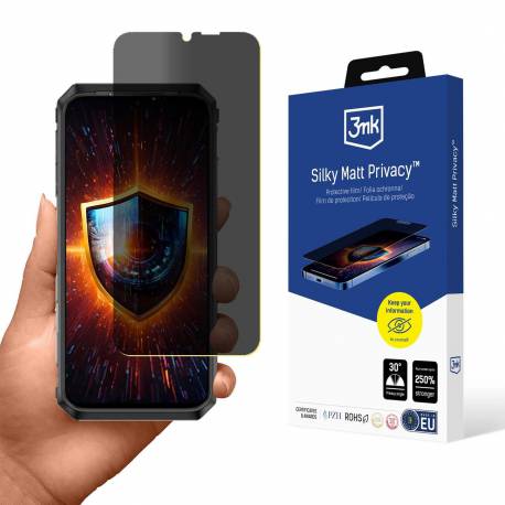 Folia Ochronna Prywatyzująca Matowa 3Mk Silky Matt Privacy Na Ulefone Power Armor 18T